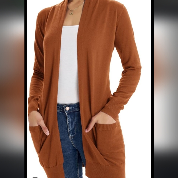 Grace Karin Sweaters - Grace Karin Burgandy and White Collegiate Cardigan  Size Med.  New